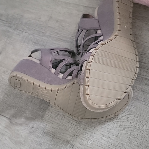 Life stride soft system wedge copper brown sandals - Picture 2 of 3